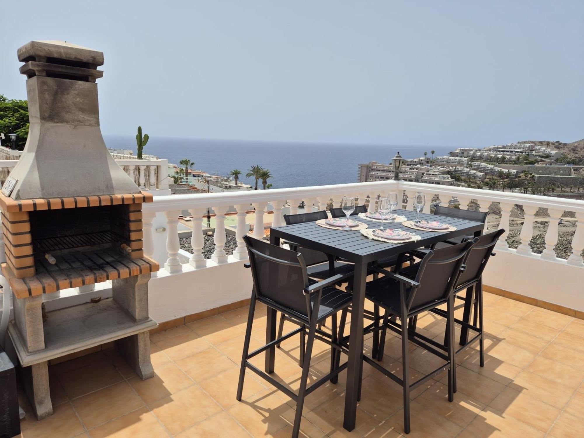 Apartamento Ocean View Sunset Terrace - Near Anfi Del Mar Los Caideros Exterior foto